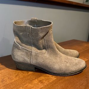 Drapey suede Dolce Vita booties